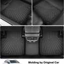 Powerty Floor Mats for 2023 2024 2025 Mercedes Benz GLC?GLC 300?GLC 350e?4Matic Accessories All Weather Floor Liner 3D TPE 1st & 2nd Row Floor Mat Heavy-Duty Floor Liners