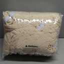 VANSOFY Recliner Loveseat Cover with Middle Console Stretch Reclining Sofa Slipcover for 2 Seat Jacquard Reclining Couch Sofa Covers Furniture Protector with Elastic Straps Bottom (Cream)