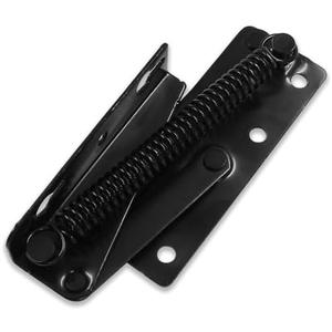 Moicstiy 2 Pcs Tip Out Tray Hinges Scissor Standard Sink Hinges for Sink Front Drawer Bathroom Cabinet Organizer Kitchen Sink, with Nickel Plated Steel(Black)