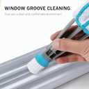 SetSail Blind Duster, Window Cleaner Duster Brush with 5 Microfiber Sleeves, Cleaning Tools for Vertical Blinds Air Conditioner Dust Ceiling Fans Dust Collector