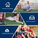 CYMULA Memory Foam Camping Mattress Pad, CertiPUR-US Sleeping Mat, Portable Roll Up Mattress for Adults, Camping Bed Pads for Sleepover, Car Bed with Travel Bag