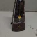 Mechanical Metronomes for Piano Guitar Drum Violin and Other Musical Instruments with Loud Sound and Accurate Beat Multiple Beat Modes for Beginners(Walnut Color)