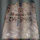 qiqee Christmas Paper Gift Bags with Tissue Paper Handles Assorted Sizes 30PCS (Large 12", Medium 11", Small 8"60pcs Tissue Paper) (Christmas Red, Green & White)