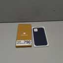 Miracase Designed for iPhone 11 Phone Case, with Screen Protector, Liquid Silicone Gel Rubber Full Body Drop Protection Shockproof Cover Phone Case for iPhone 11 6.1 inch, Navy Blue