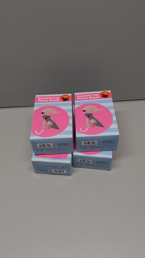 Baseball cap cellphone shade phone accessory shades screen great for outdoors 4PACK