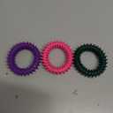 Pick A Toy Fidget Ring and Sensory Toy 3 Pack Soft, Flexible Rubber Rings with Textured Spikes, Fun and Tactile Fidget Bracelets for Kids, Teens, and Adults