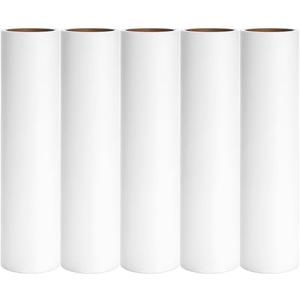 10 inch Mega Lint Roller Refills for Evercare Layers Smart Design Large Floor Lint Rollers Extreme Stick 10'' Wide Sticky Roller Refills 60 Sheets per Roll 4 Pack Total 300 Sheets