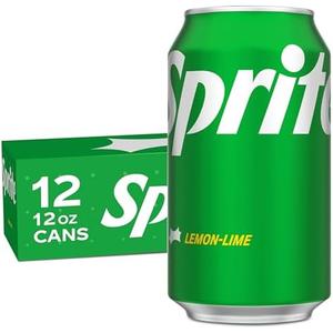 Sprite Lemon Lime Soda Soft Drinks, 12 fl oz, 12 Pack, Cans, BB Date: Sep-14-26