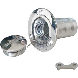 NRC&XRC New Casting 2"(50mm) Boat Water/Gas/Fuel/Waste/DEO Deck Fill/Filler with KeyCap Marine Grade316 SS Hardware for Boat Yacht Caravan,RV