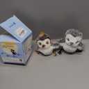 Potaroma Cat Toys 2 Pcs Flapping Sandpiper Pair-Mate, Lifelike Birds Chirp, Chargeable Touch Activated Kitten Fun Interactive Kitty Exercise with Catnip for All Breeds