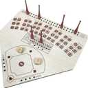 2026 Baseball Board Game, Baseball Dices Board, Wooden Baseball Travel Game with Baseball Bat, Baseball Game and Indoor Table Game for Family