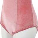 Drofe Bunny Costume Women Bunny Girl Senpai Cosplay Anime Role Costume Bodysuit Set (Pink, XL)