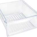 WP67002633 Refrigerator Crisper Drawer Compatible with whirlpool, amana, crosley, jenn-air, kenmore, kitchenaid and maytag GB2FHDXWS07 etc, Refrigerator Crisper Pan Replace for 12530501, 12530505 etc