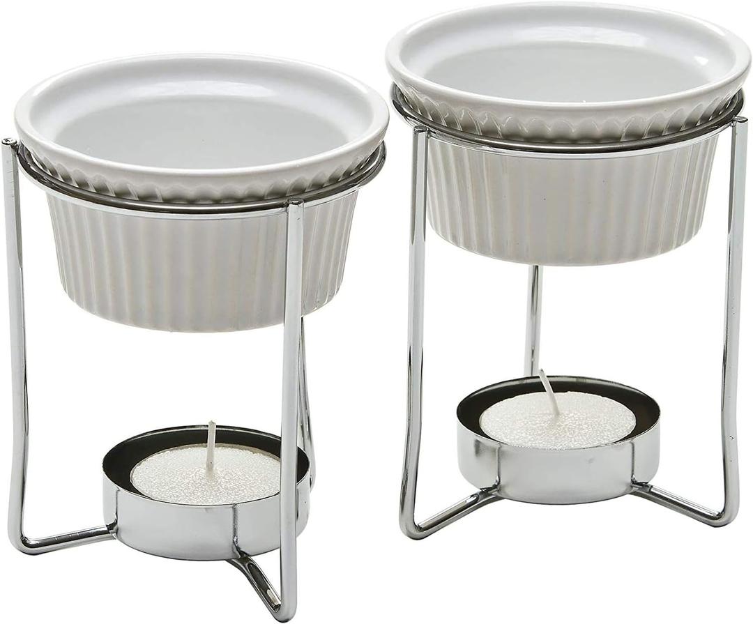 Prepworks by Progressive Ceramic Butter Warmer Fondue Set