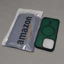 SUPFINE Magnetic for iPhone 15 Pro Case (Compatible with MagSafe) (Military Grade Drop Protection) Slim Translucent Matte Shockproof with Anti-Fingerprint Phone Case,Forest Green