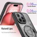 FUNMIKO for iPhone 14 Pro Max Case Military-Grade Protection & Wireless Charging - Trendy Pattern Design for Women Girls, Non-Slip Matte Phone Cover with Shockproof Corners - Swimming Sea Turtle