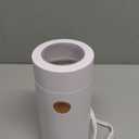 Aroma Housewares Mini Coffee Grinder and Electric Herb Grinder with 304 Stainless Steel Grinding Blades and a See-through Lid (40 g.), White, 40g