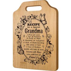 Grandma Mothers Day Birthday Gifts from Granddaughter Grandson Grandkids, Cool Practical Cutting Board for Nana Mimi Grammy Granny Abuela Nanny Gigi New Grandmother Unique, Best Stocking Stuffers Idea