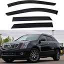 4pcs Side Window Deflectors for Cadillac SRX 10-16 Outside Mount CL4P01