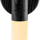 Gingko Smart LED Baton Wall Light, Rechargeable with Motion Sensor, Made from Natural Wood with Magnetised Base (Black)