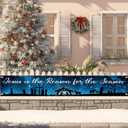 2 x Jesus Is the Reason for the Season Nativity Banner 11819.68 inch Christian Holiday Decoration Backdrop for Church Religious Event Home Outdoor Fence Wall Display Faith Photo Background (Three Kings Day Banner#003)