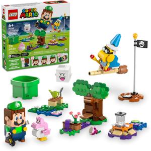LEGO Super Mario Super Mario Adventures with Interactive Luigi Toy - Building Toys for Kids, Boys & Girls, Ages 6+ - Nintendo Birthday Gift Idea with 4 Figures - 71440