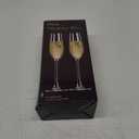 Mfacoy Mr. & Mrs. Champagne Flute Set, Wedding Decor - His and Hers, Wedding Toasting Glasses for Engagement Celebrations, Bridal Shower and Registry Idea, Tall Wine Glasses for Bride and Groom Gifts