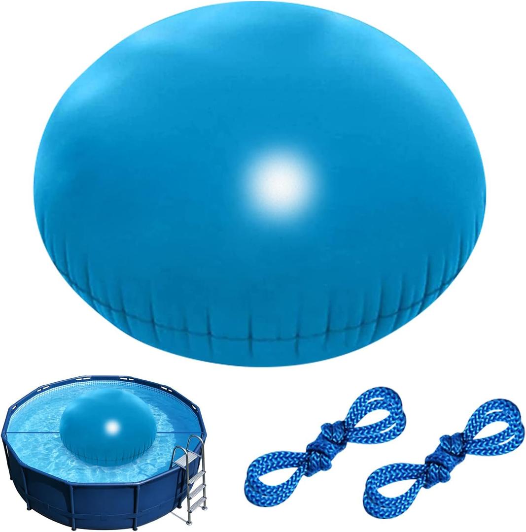 4' Pool Pillows for Above Ground Pools, Ice Equalizer Air Pillow for Above Ground Winter Pool Covers, Swimming Pool Accessories for Closing Winter (BLUE 1 PCS)