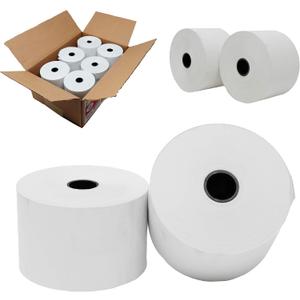 2 5/16" x 400' thermal receipt paper rolls (12 Rolls) for Dresser Wayne Gas System Receipt Paper/Island Printer Pay-At-The-Pump Thermal Paper BPA Free