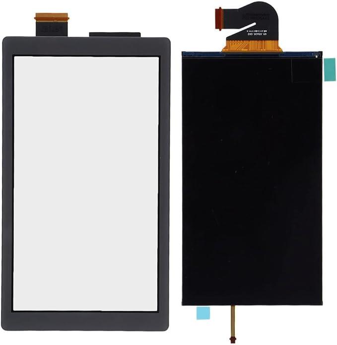 Replacement LCD Screen Display and Digitizer for Lite, for Lite Gamepad Screen Replacement LCD Display Panel Repair Parts (Black)