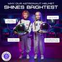 AEROSQUAD Astronaut Costume for Kids with Helmet, Halloween Costumes for kids Nasa Astronaut Helmet Suit with Movable Visor
