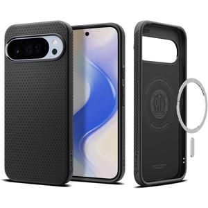 Spigen for Pixel 10 Pro XL Case, Liquid Air MagFit (2025) [Designed for Pixelsnap, Compatible with MagSafe Accessories] - Matte Black