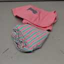 KYEESE 2Pack Dog Shirt, Soft Striped Dogs T Shirts, Lightweight Pet Tank Top, Sleeveless Dog Shirt for Dogs, Stretchy Comfortable Pet Vest, Pink, 3XL