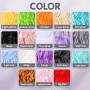 4 Skeins Fluffy Chenille Yarn for Crocheting - Chunky Velvet Yarn for Scarves Shawls, Baby Blankets, Hats Plush Toys, Plush Yarns Each Skein 49.2yd, 3.5oz (Dark Gray)