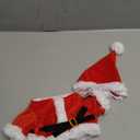 DolliBu Santa Claus Stuffed Animal Dress Up Costume Set - Cute Christmas Stuffed Animal Santa Outfit with Red Hat and Suit - Large