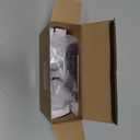 HBL' 2 Pack | Pocket Door Hardware Set – 4 Recessed Flush Finger Pulls & 2 Edge Pull, Made of 304 Stainless Steel, Template Included, Black