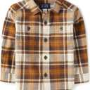 The Children's Place Baby-Boys and Toddler Long Sleeve Plaid Flannel Button Up Shirt (12-18 Months)