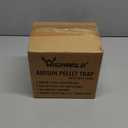 Highwild Pellet Trap Target with 100pcs 5.5" X 5.5" Paper Targets for Airsoft, BB Gun, Airgun - Wall-Mounted