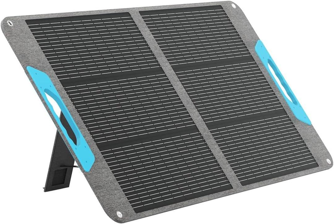 RENOGY REGO 100W Portable Solar Panel, Renogy Solar Panels IP65 Waterproof, 100 Watt Foldable Solar Panel for Camping, Hiking, Fishing, Outdoor, RV, Van, Boat, Off Grid Applications