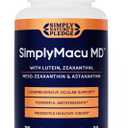 Simply Nature's Pledge Macu MD Eye Vitamins for Vision, 30 Day Supply, BBD: 11/27