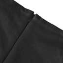 Leather Shorts for Women High Waisted Lace Up Side Stretchy Sexy Mini Booty Short Y2K Rave Club Party Concert Winter (Black, XXL)
