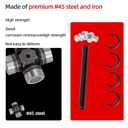 2 Pack Front Drive Shaft U-Joint OEM# 2202015 2203703 3235500 3235616 3260104 for Pola-RIS ATV UTV RZR ATP Pola-RIS Ranger Sportsman Xplorer Hawkeye Magnum Scrambler Xpedition Front U-Joints Set