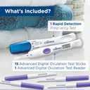 Clearblue Advanced Digital Ovulation Test Kit, 16 Count, EXP: 2028/02/29