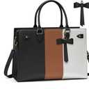 Laptop Bag for Women 15.6 Inch Laptop Tote Bag Waterproof Pu Leather Work Bag Computer Briefcase Office Teacher Handbag