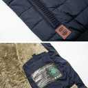Vcansion Men's Outdoor Stand Collar Fleece Jacket Vest Casual Padded Vest Coats (Black, S)