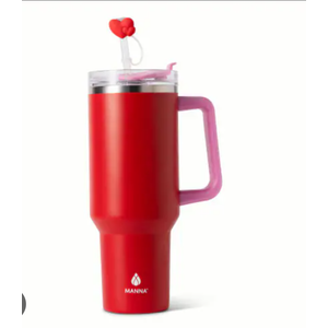Manna Valentines™ Atlas Stainless Steel Tumbler - Red