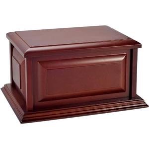 Wood Urn, Professional Wooden Urns for Human Ashes Adult,Cremation Urns (MDF) (1 Count (Pack of 1))