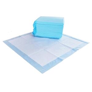 Amazon Basics Absorbent, Disposable, Quick Dry Puppy Pads with 5-Layer Leak-Proof Design, Odor Control, and Scented Surface for Potty Training, Regular, 22 x 22 Inch, Pack of 60, Blue & White