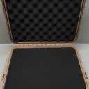 1 Pcs 14.3 x 11.4 x 4.5 Inch Waterproof Hard Case with DIY Customizable Foam Insert Portable Protective Case with Knife for Camera Drones Equipments Tools Test Instruments (Tan)