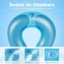 Kids Swim Vest for 3-6yrs/7-14yrs,Inflatable Portable Arm Floaties with Dual Air Bag＆Adjustable Safety Buckle for Pool ＆ Beach,Safety Learning to Swim Aid for Children 33-50 lbs/50-88 lbs